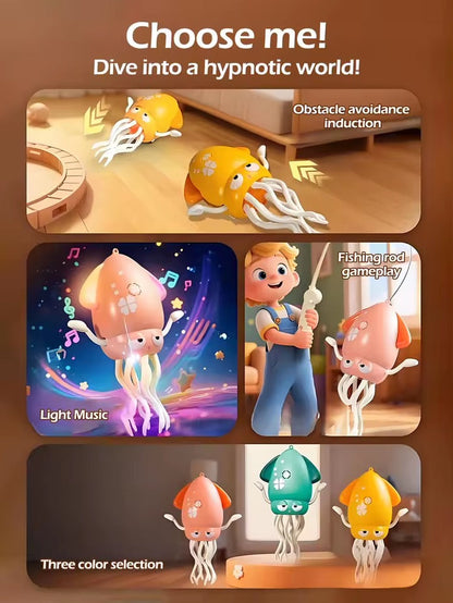 Musical Crawling Squid Toy
