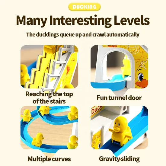 Climbing Stairs Musical Duck Slide Toy 🐥
