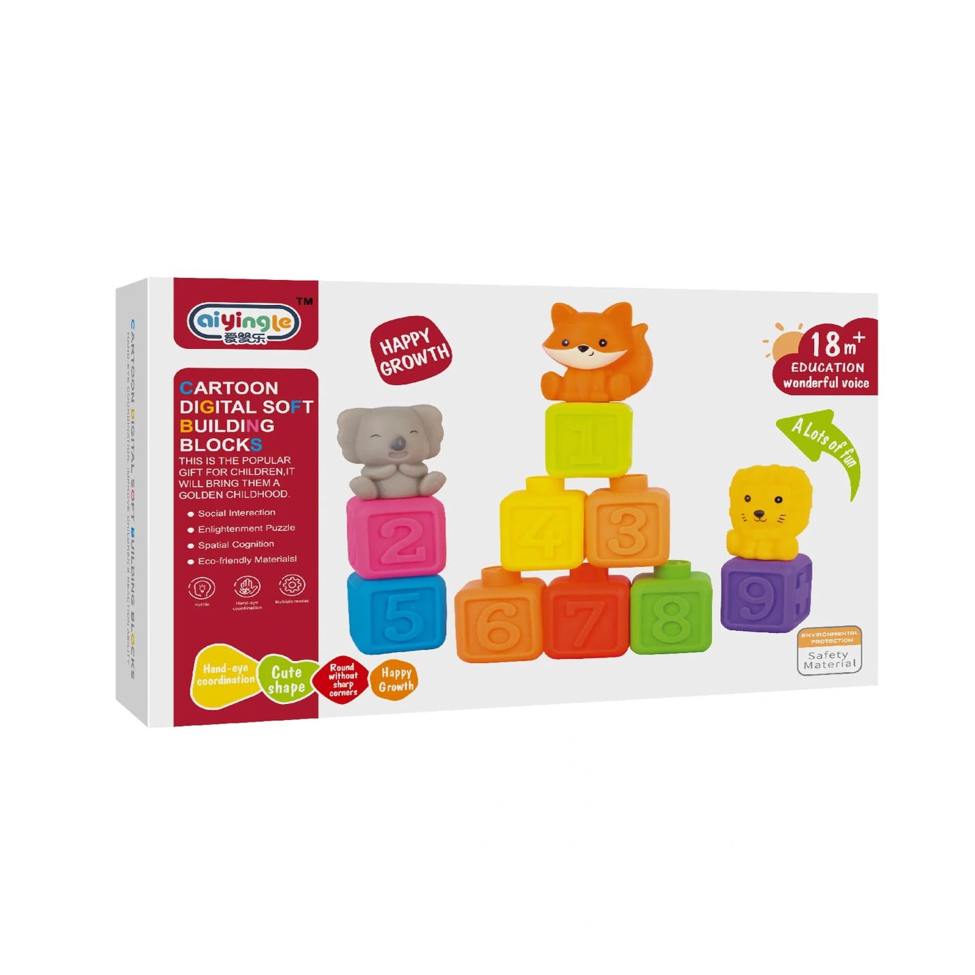 Cartoon Educational Building Blocks - BEBE