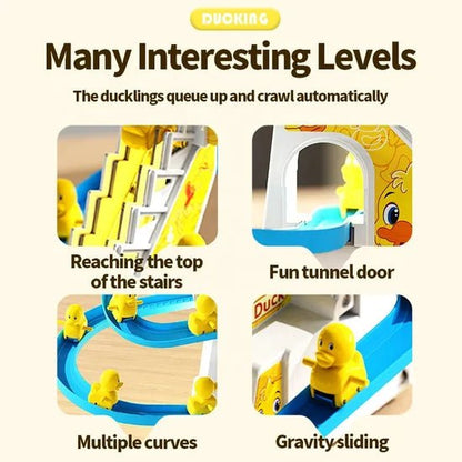 Climbing Stairs Musical Duck Slide Toy 🐥 - BEBE