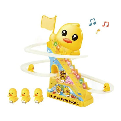 Climbing Stairs Musical Duck Slide Toy 🐥 - BEBE