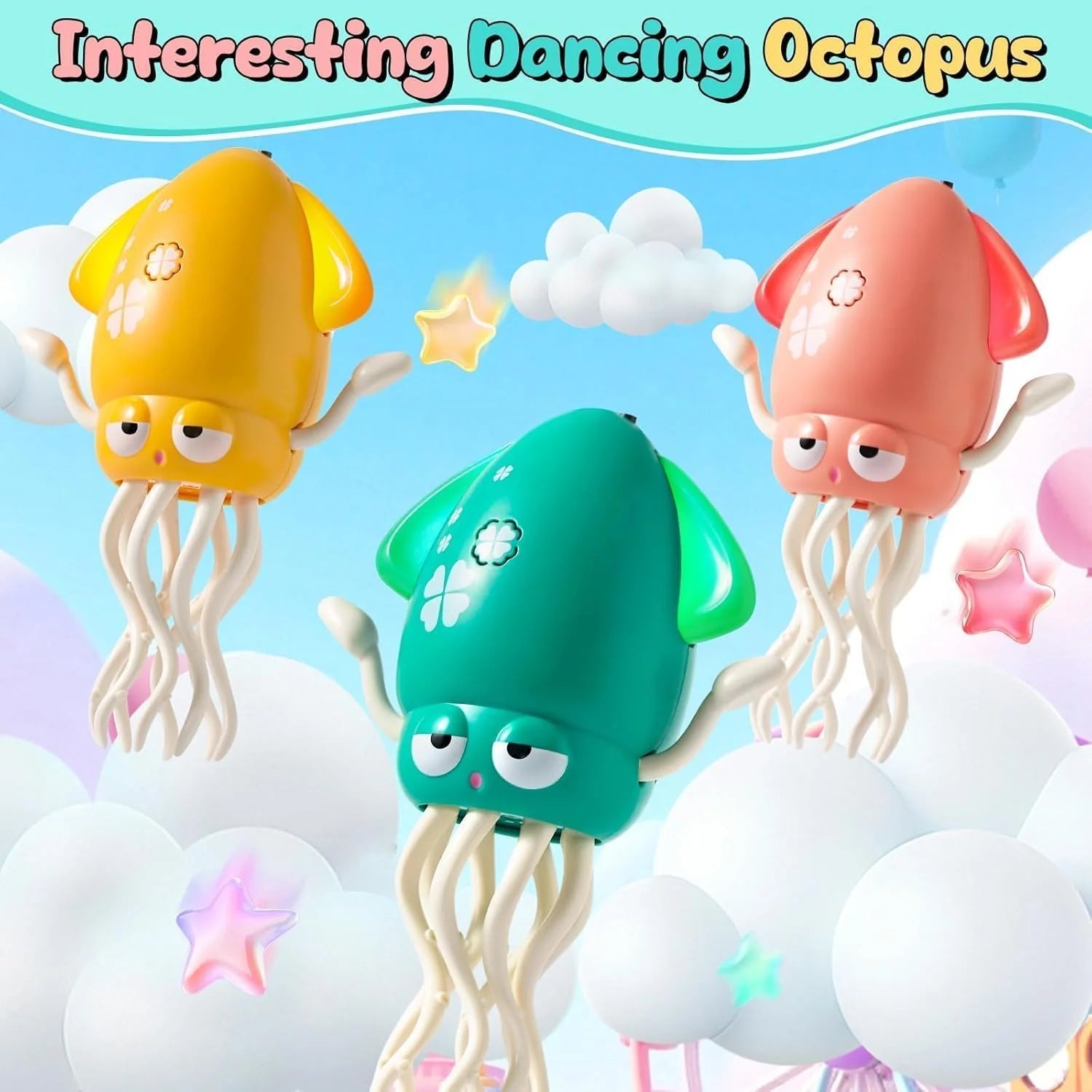 Musical Crawling Squid Toy - BEBE